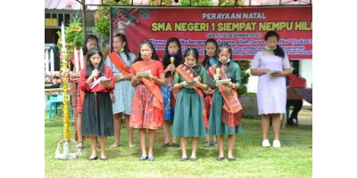 Perayaan Natal SMAN 1 Siempat Nempu Hilir, 12 Desember 2020