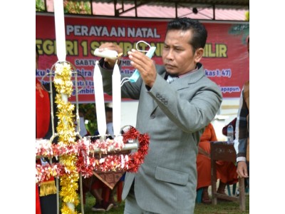 Perayaan Natal SMAN 1 Siempat Nempu Hilir, 12 Desember 2020
